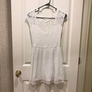 White lacey Hollister dress